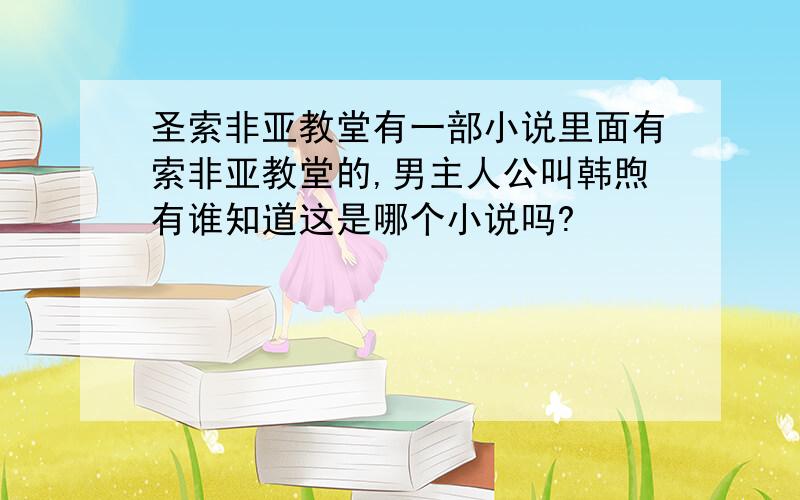 圣索非亚教堂有一部小说里面有索非亚教堂的,男主人公叫韩煦有谁知道这是哪个小说吗?