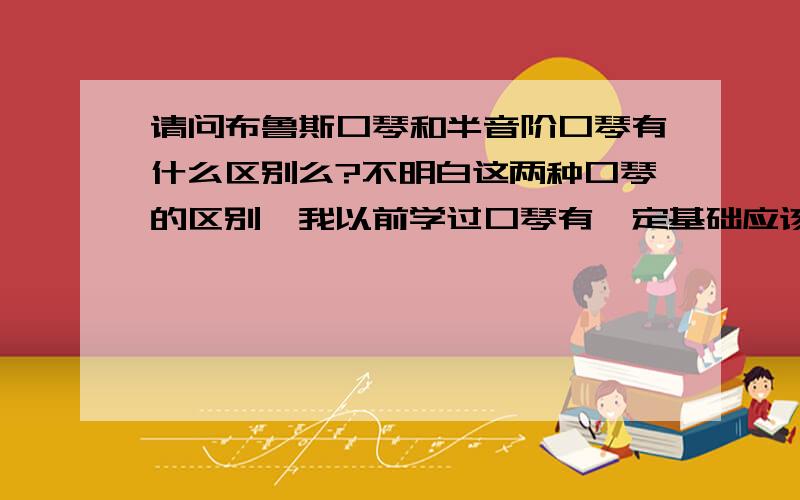 请问布鲁斯口琴和半音阶口琴有什么区别么?不明白这两种口琴的区别,我以前学过口琴有一定基础应该选哪个?布鲁斯口琴适应于什么样的歌曲?还有它哪个型号的口琴好一点?音色比较圆润好