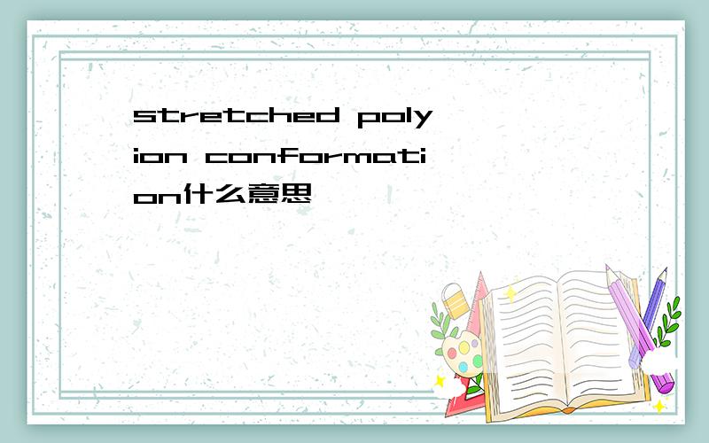 stretched polyion conformation什么意思