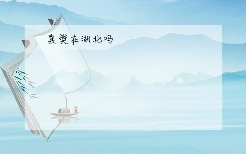 襄樊在湖北吗