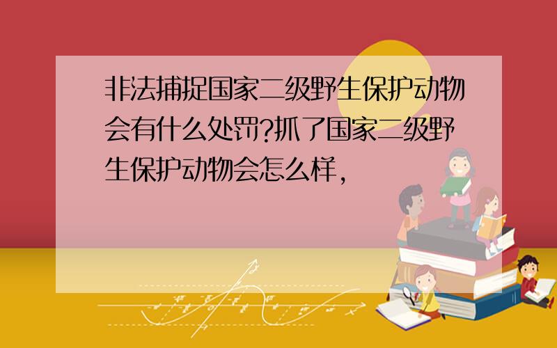 非法捕捉国家二级野生保护动物会有什么处罚?抓了国家二级野生保护动物会怎么样,