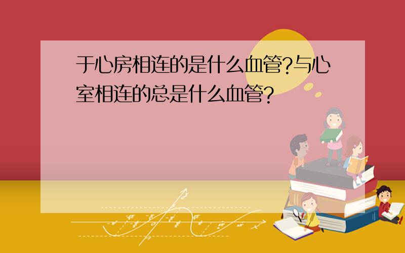 于心房相连的是什么血管?与心室相连的总是什么血管?