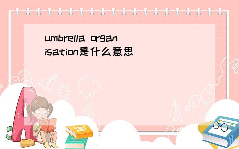 umbrella organisation是什么意思