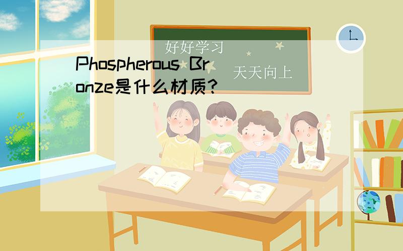 Phospherous Bronze是什么材质?